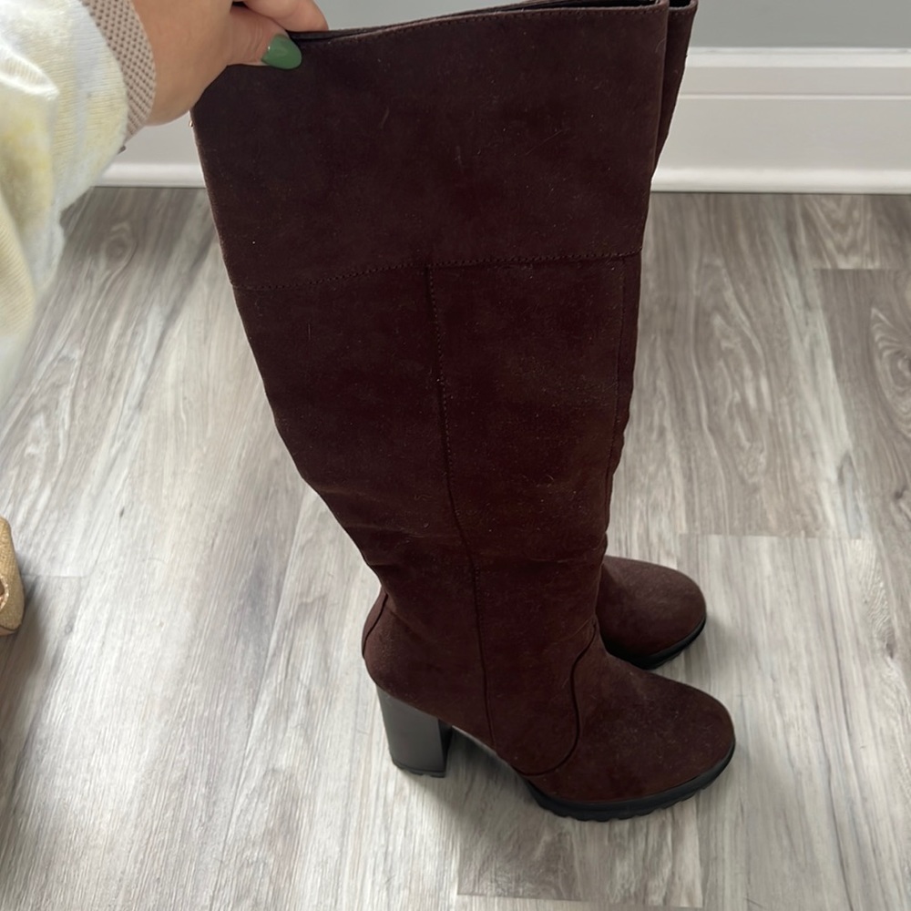 Just Fab Brown mid calf boots